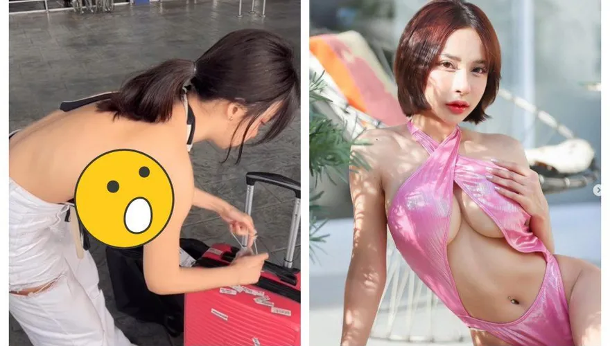 火辣女「東西半球」看光光！赤胸只靠兩條遮羞線…迷暈16萬人　本尊被神到了