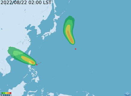 輕颱生成 環流挾雨